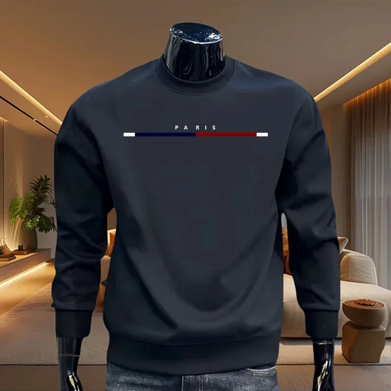 Offres spéciales automne hiver hommes sweats imprimer col rond haute qualité décontracté homme populaire sport pull Jogging simplicité quotidienne