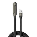 Câble de données pliable 1,5 m 240/65W avec support de téléphone intégré, support invisible, câble de charge rapide pour
