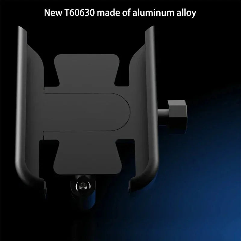 Support de téléphone universel en alliage d'aluminium pour guidon de moto, rétroviseur de vélo, support de téléphone portable pour moto