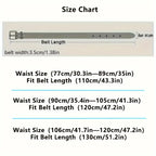 Ceinture pour hommes d'affaires de mode véritable marque de luxe ceinture boucle en métal ceinture en cuir PU de haute qualité ceinture souple avec pantalon Cargo jean