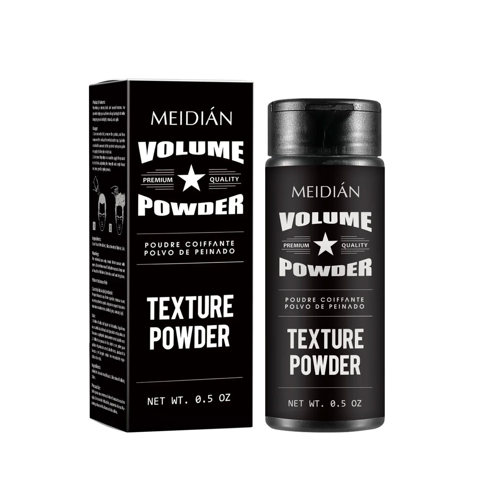 Poudre coiffante volumisante – Contrôle de l'huile, réglage rapide, adaptée au bricolage, tenue longue durée pour hommes et femmes, certifiée, non irritante