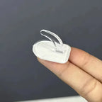 Mini crochet adhésif transparent et résistant pour porte de cuisine, miroir de salle de bain, armoire, rangement de bijoux, sans marques, sans perçage requis