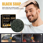 Shampoing pour cheveux, savon noir Polygonum Multiflorum, savon réparateur pour cheveux blancs, ensemble de soins capillaires, nourrissant, Anti-pelliculaire, teinture pour cheveux