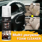 Nettoyant à mousse multifonctionnel, délimination et nettoyage des taches intérieures de voiture, siège en cuir, nettoyeur de mousse pour la maison, Spray d'entretien, lavage