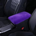 Coussin de boîte d'accoudoir de voiture en peluche, couverture de bras de Console centrale chaude, tampons de rangement, décoration intérieure universelle d'automobile