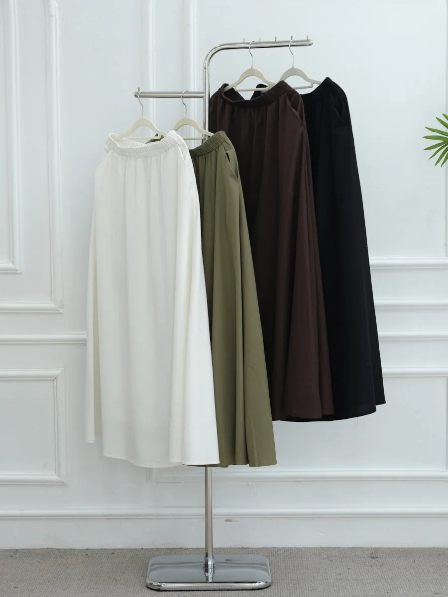 Musulman moyen-orient arabe dubaï Abayas pour femmes haut avec jupe deux pièces ensemble modeste Ramadan caftan Robe Femme vêtements islamiques