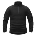 Vestes polaires tactiques pour hommes, vêtements militaires, vestes chaudes, pull à fermeture éclair, coupe-vent, sweat-shirt thermique de randonnée, manteaux épais