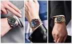 PAGANI uco PD-1662 Luxe Gstuff Hommes Mécanique Montre-Bracelet Verre Saphir Acier Inoxydable 100M Étanche Montres Automatiques