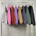 MAQVOB Vêtements de luxe de haute qualité, streetwear, vente en gros, tailles Euro et US, sweat à capuche entièrement zippé, lavé, teinture batik, printemps-automne