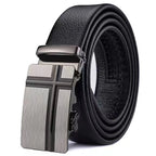 Ceinture pour hommes d'affaires de mode véritable marque de luxe ceinture boucle en métal ceinture en cuir PU de haute qualité ceinture souple avec pantalon Cargo jean