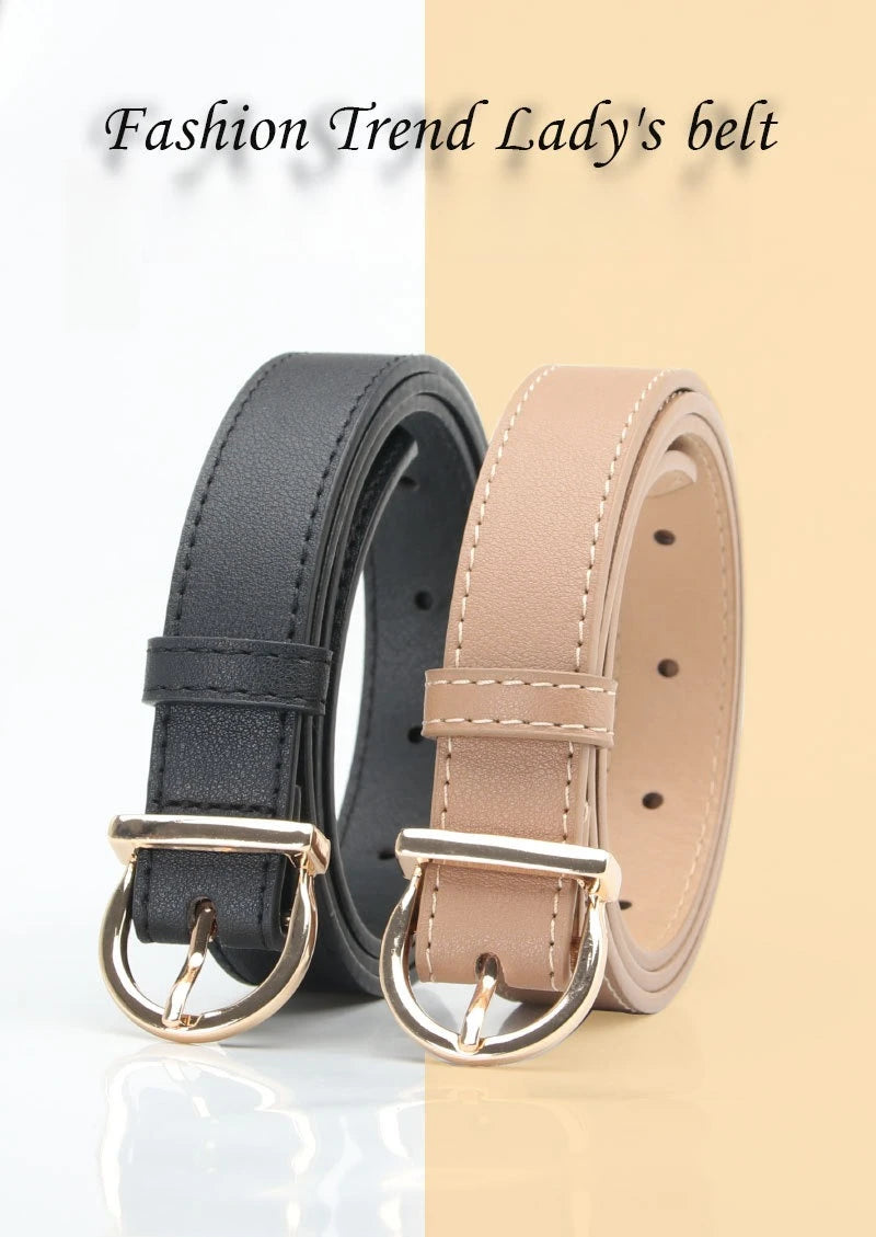 Ceinture femme mode boucle ardillon ceinture fine véritable luxe ceinture souple femmes avec pantalon Cargo jean ceinture coupe-vent ceinture en cuir PU