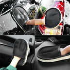 1/10 pièces éponge de nettoyage de voiture gant de polissage de voiture gant de lavage gants de lavage en Microfibre pour automobile cuisine maisons nettoyant laine