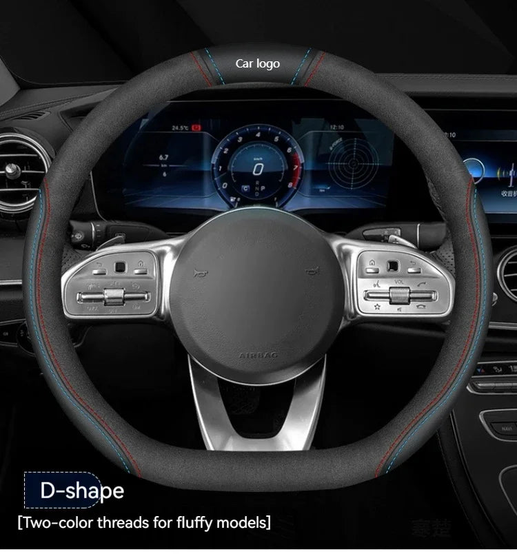Housse de volant de voiture en daim et cuir, pour Changan UNI-K UNI-T CS15 CS35 CS55 CS75 PLUS CS85 Coupe CS95 Alsvin CX70, accessoires