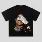 T-shirt d'été en coton imprimé MJ Michael Jackson pour hommes et femmes, col rond, manches courtes, mode Hip Hop, cadeau pour fans