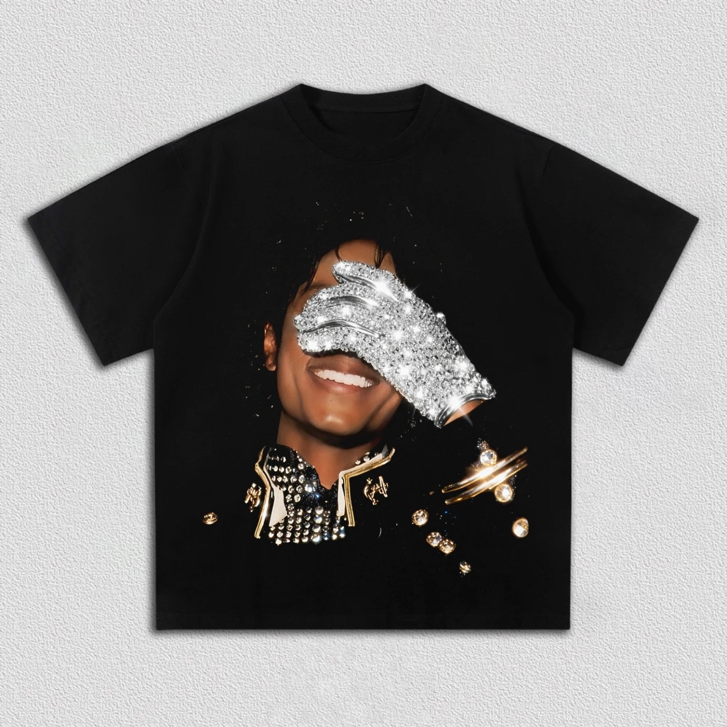 T-shirt d'été en coton imprimé MJ Michael Jackson pour hommes et femmes, col rond, manches courtes, mode Hip Hop, cadeau pour fans