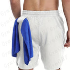 LONSDALE short de Fitness imprimé motif pour hommes Double couche 2 en 1 séchage rapide Fitness loisirs de plein air entraînement short de sport
