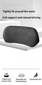 Coussin de soutien lombaire en mousse à mémoire de forme pour voiture, oreiller de taille, dossier de siège de conducteur, Support de dos de voyage, accessoires d'intérieur automobile, confort
