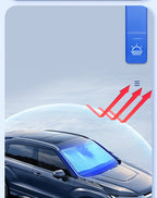 Rideaux de fenêtre avant de voiture, pare-brise à 6 ventouses, couverture de protection solaire pour voiture, blocage UV, accessoires de pare-soleil
