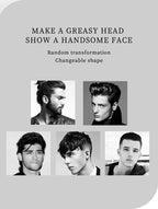 6 pièces nouveau style coiffure hommes femmes Salon de beauté cheveux coiffure brosse noire peignes brosse à cheveux