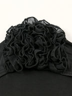 Mousseline de soie pour femmes musulmanes, panhua, chapeau astronomique fin, enveloppement de la tête Islam, turban arrière, bande de sauna féminine, document solide