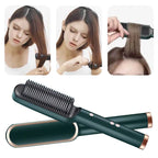 Outils professionnels de coiffure - Appareil de lissage des cheveux pour salons de beauté - Peigne et brosse lissante chauffante pour cheveux