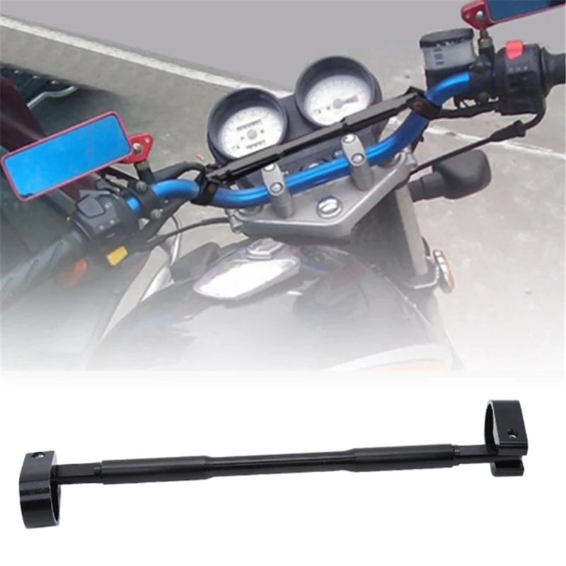 Barre d'équilibre universelle multifonction pour Moto, Extension en alliage d'aluminium modifié, support de phare, accessoires de Moto