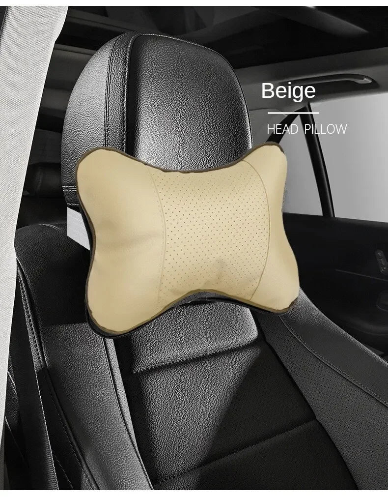 Appui-tête de siège de voiture avec maille respirante, sécurité automobile, repose-tête et cou, oreiller relaxant, coussin, protection automobile