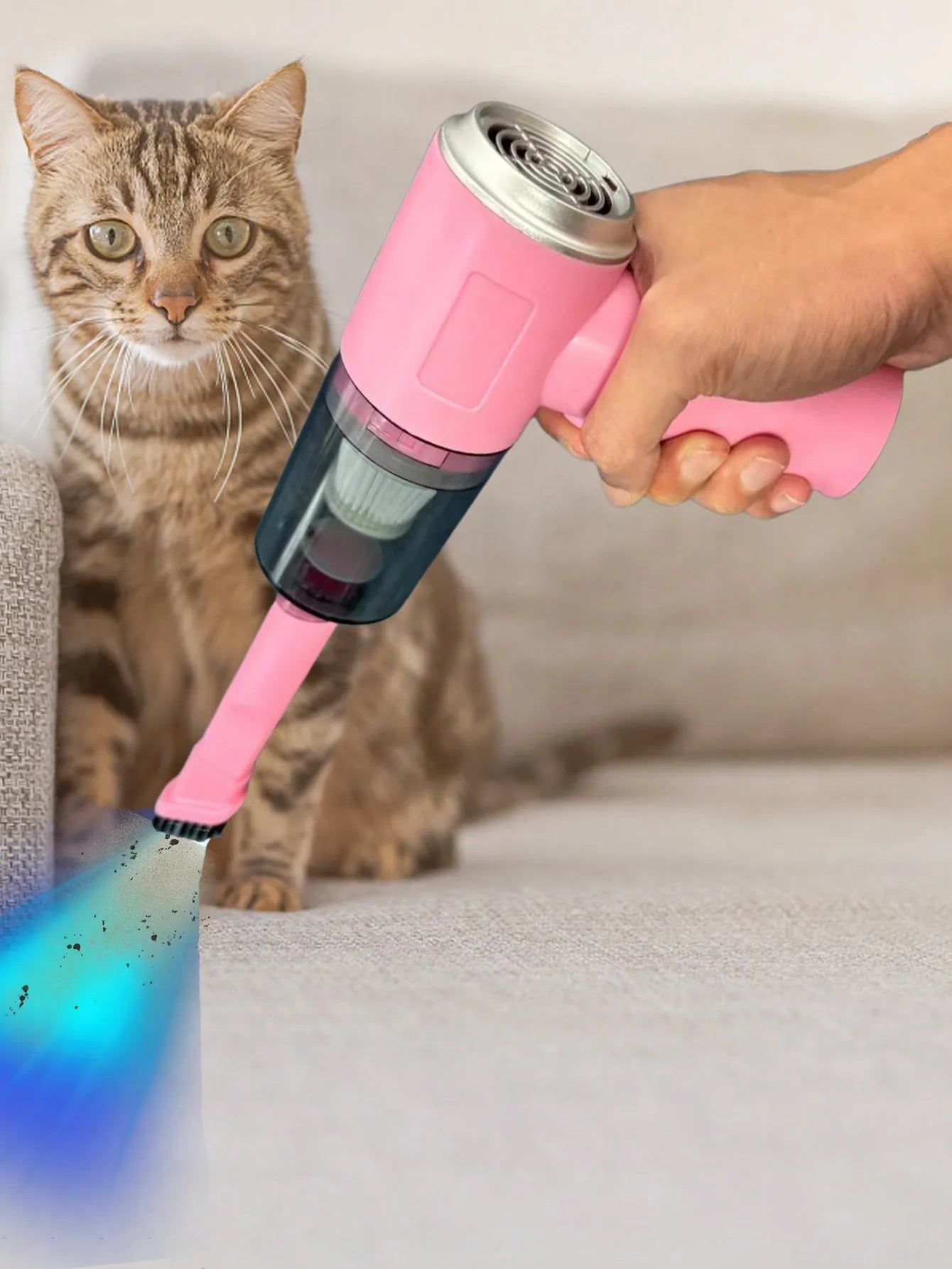 Aspirateur soufflant intégré pour voiture et ménage, chargement USB, aspirateur soufflant, petit, 3 en 1