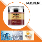 Crème pour le visage raffermissante au rétinol pour homme, soin de la peau, hydratant, au collagène, éclaircissant, lisse, déformable, traitement