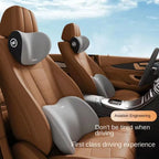 Coussin de siège de voiture ergonomique en mousse à mémoire de forme, adapté à toutes les saisons, appui-tête de voiture confortable, coussin lombaire ou appui-tête ou ensemble