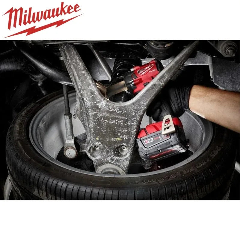 Milwaukee – clé électrique sans fil 400N, sans balais, 1/2, pour réparation de voitures et de camions, tournevis, perceuse à percussion, rechargeable, pour batterie 18V