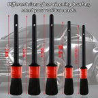 Ensemble de brosses de détail de voiture, kit de livres automatiques ultime pour l'entretien des évents, brosse de dégagement tative de sortie d'air de voiture