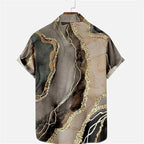 Chemise Vintage à manches courtes pour hommes, haut décontracté, mode hawaïenne, vêtements d'été, ample, respirant, simple boutonnage, 2026
