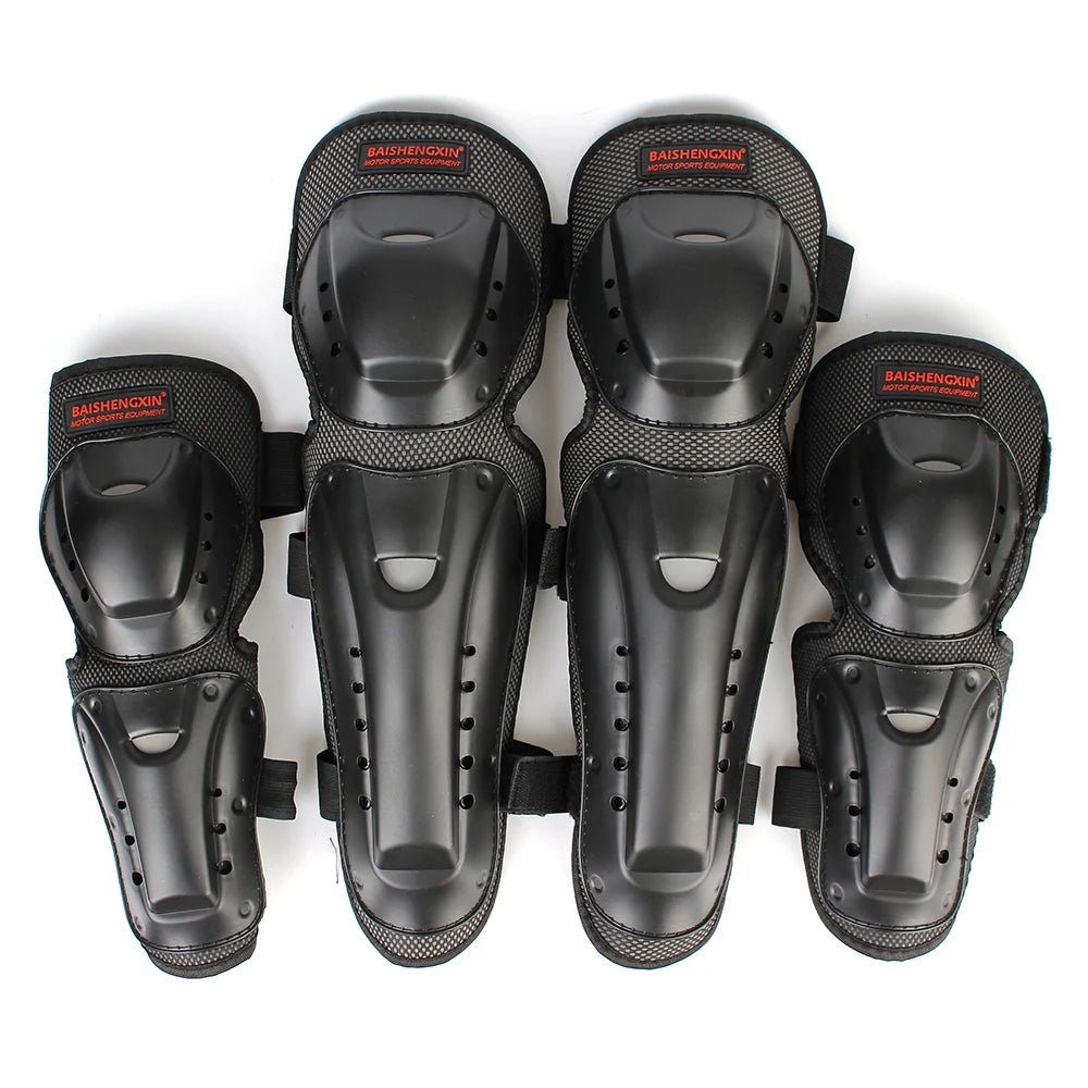 Accessoires de moto, équipement de protection d'équitation, 4 pièces/ensemble, genouillères et coudières, protections de patinage pour Motocross - FATAONAccessoires de moto, équipement de protection d'équitation, 4 pièces/ensemble, genouillères et coudières, protections de patinage pour MotocrossAccessoires MotoFATAON