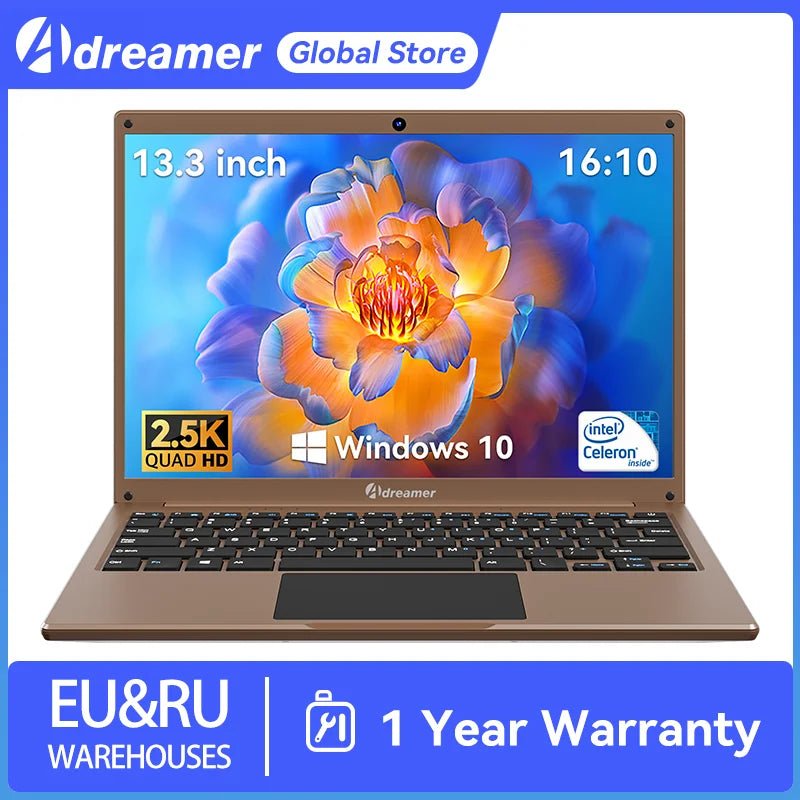 Adreamer LeoBook13 ordinateur portable 8GB RAM 1TB SSD ordinateur portable 13.3 pouces résolution 2560X1600 ordinateur Intel Celeron N4020 expédié des états-unis - FATAONAdreamer LeoBook13 ordinateur portable 8GB RAM 1TB SSD ordinateur portable 13.3 pouces résolution 2560X1600 ordinateur Intel Celeron N4020 expédié des états-unisProductivité & OrganisationFATAON