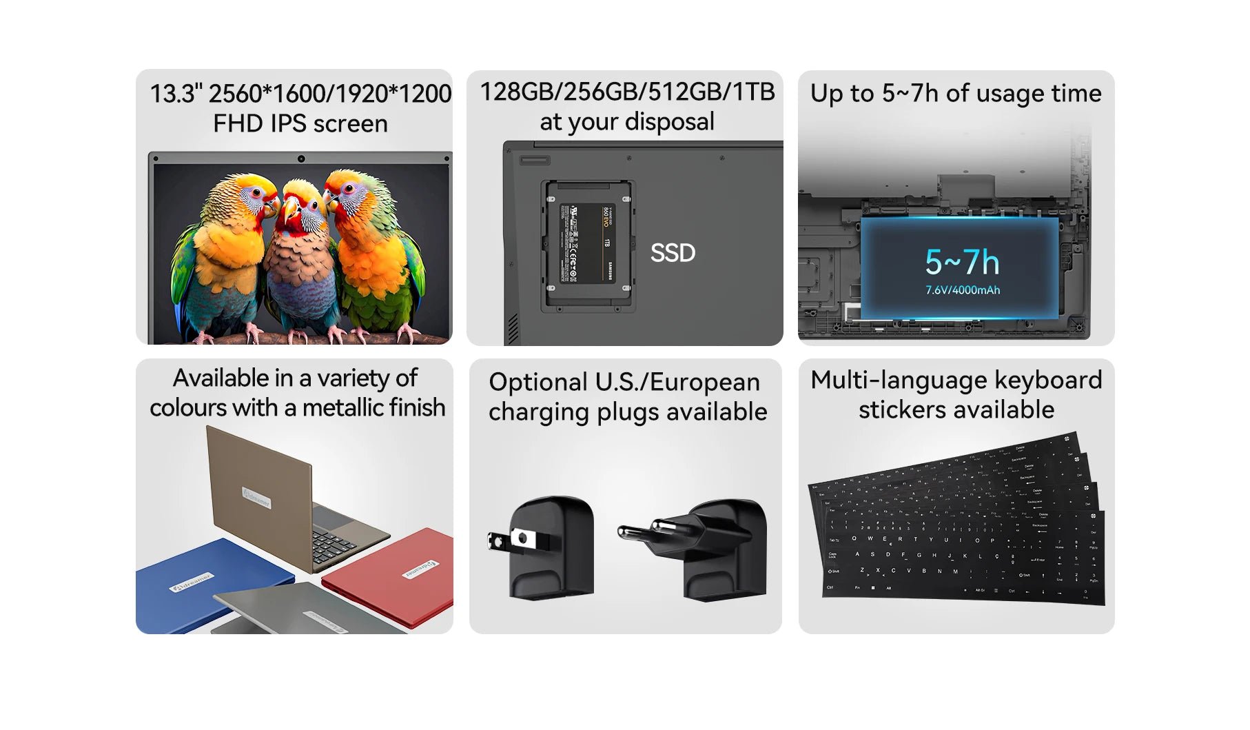 Adreamer LeoBook13 ordinateur portable 8GB RAM 1TB SSD ordinateur portable 13.3 pouces résolution 2560X1600 ordinateur Intel Celeron N4020 expédié des états-unis - FATAONAdreamer LeoBook13 ordinateur portable 8GB RAM 1TB SSD ordinateur portable 13.3 pouces résolution 2560X1600 ordinateur Intel Celeron N4020 expédié des états-unisProductivité & OrganisationFATAON
