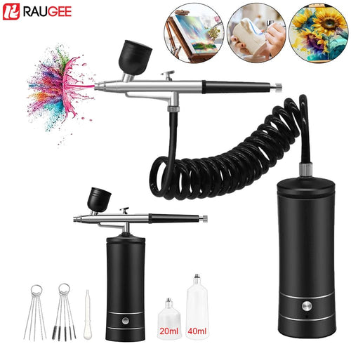 Aérographe avec compresseur aérographe peinture Mini pistolet de pulvérisation pour peinture modèle pistolet de pulvérisation aérographe compresseur pistolet de peinture - FATAONAérographe avec compresseur aérographe peinture Mini pistolet de pulvérisation pour peinture modèle pistolet de pulvérisation aérographe compresseur pistolet de peintureOutils & PerformanceFATAON