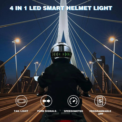 Affichage de casque LED, feu arrière de casque de Moto, voyant d'avertissement, accessoires de Moto - FATAONAffichage de casque LED, feu arrière de casque de Moto, voyant d'avertissement, accessoires de MotoAccessoires MotoFATAON
