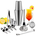 Agitateur à Cocktail en acier inoxydable, 13 pièces/ensemble, mélangeur à pince à glace, Kit de navigateur pour barmen de Boston, ensemble de Bars, outil de Bar professionnel - FATAONAgitateur à Cocktail en acier inoxydable, 13 pièces/ensemble, mélangeur à pince à glace, Kit de navigateur pour barmen de Boston, ensemble de Bars, outil de Bar professionnelSolutions MaisonFATAON