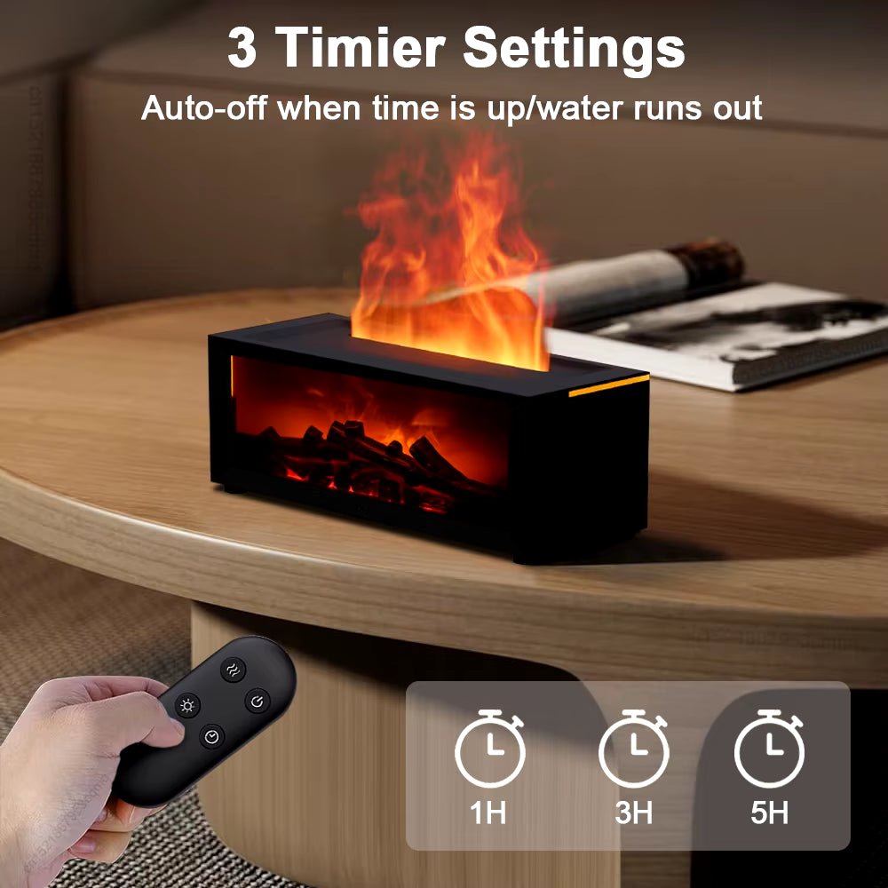 Air Humidifier Essential Oils Humidifiers Home Aroma Humidifier Flame Automatic Fragrance Diffuser with LED Light Remote Control - Fix & GoAir Humidifier Essential Oils Humidifiers Home Aroma Humidifier Flame Automatic Fragrance Diffuser with LED Light Remote ControlFix & Go
