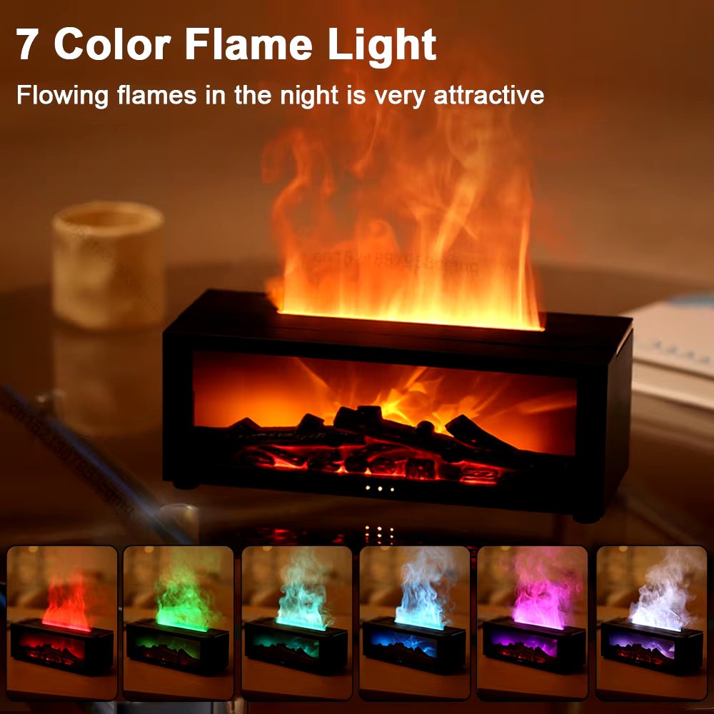 Air Humidifier Essential Oils Humidifiers Home Aroma Humidifier Flame Automatic Fragrance Diffuser with LED Light Remote Control - Fix & GoAir Humidifier Essential Oils Humidifiers Home Aroma Humidifier Flame Automatic Fragrance Diffuser with LED Light Remote ControlFix & Go