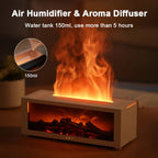 Air Humidifier Essential Oils Humidifiers Home Aroma Humidifier Flame Automatic Fragrance Diffuser with LED Light Remote Control - Fix & GoAir Humidifier Essential Oils Humidifiers Home Aroma Humidifier Flame Automatic Fragrance Diffuser with LED Light Remote ControlFix & Go