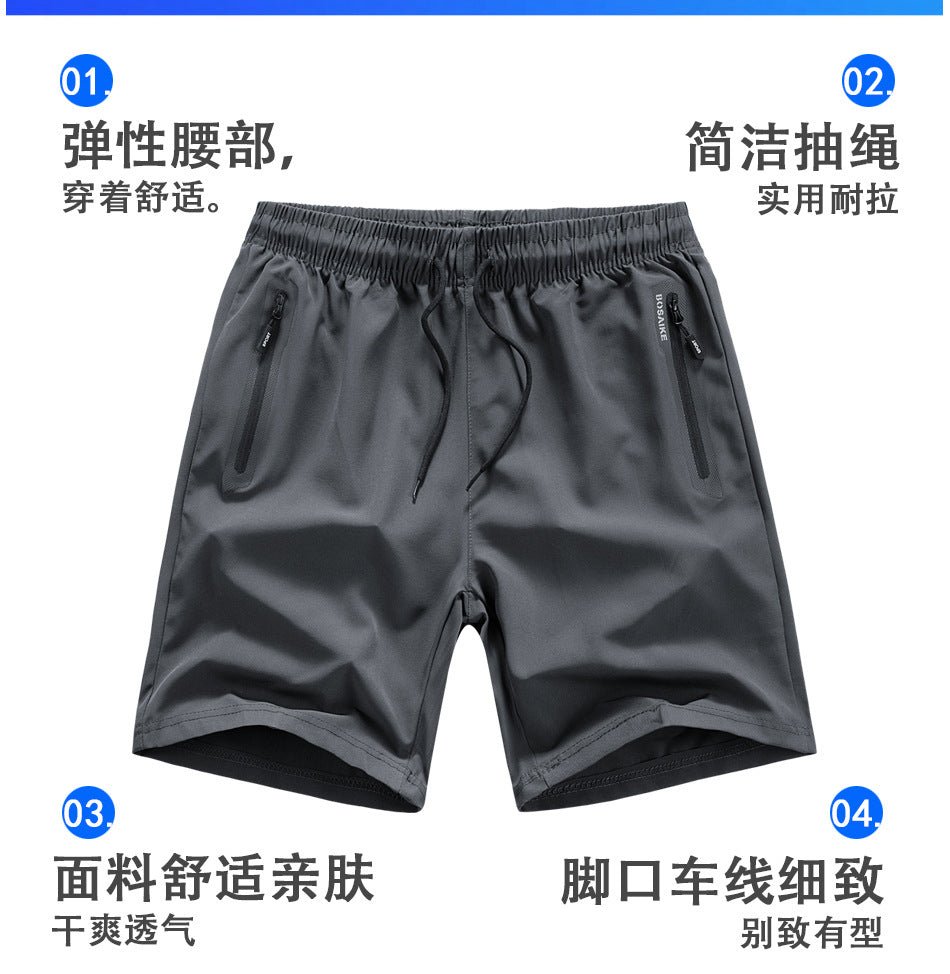 Amazon Shorts men's summer thin casual shorts men's beach pants plus size casual quick-drying sports pants factory - FATAONAmazon Shorts men's summer thin casual shorts men's beach pants plus size casual quick-drying sports pants factoryMode HommeFATAON