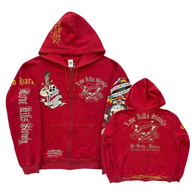 American Gothic Ro Skull Bones Oversized Hoodie Y2K Hip Hop Sle Streetwear No Brand Svel Other Material 00% - FATAONAmerican Gothic Ro Skull Bones Oversized Hoodie Y2K Hip Hop Sle Streetwear No Brand Svel Other Material 00%Mode HommeFATAON