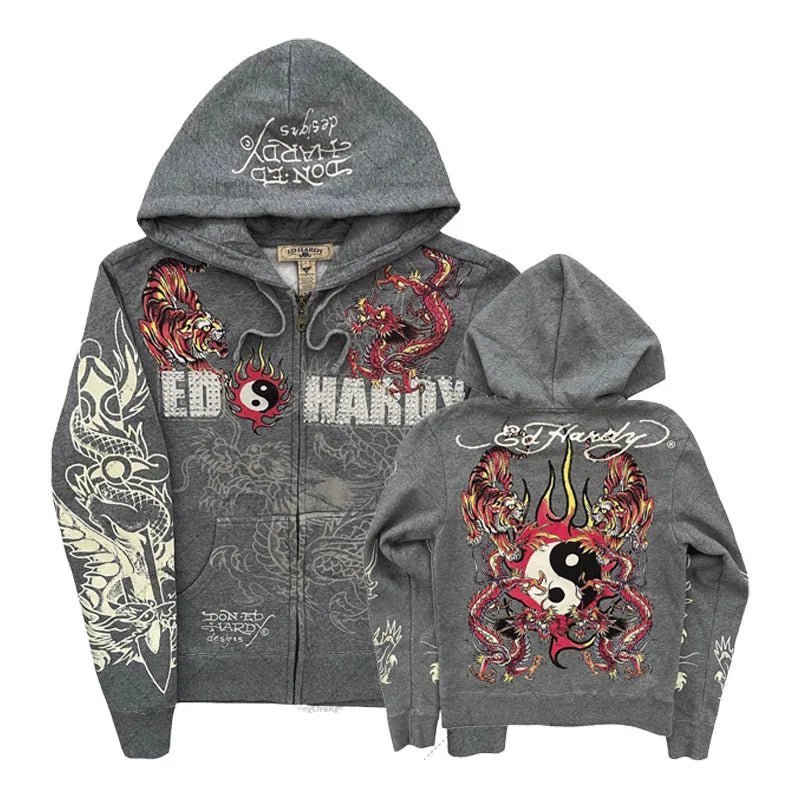 American Gothic Ro Skull Bones Oversized Hoodie Y2K Hip Hop Sle Streetwear No Brand Svel Other Material 00% - FATAONAmerican Gothic Ro Skull Bones Oversized Hoodie Y2K Hip Hop Sle Streetwear No Brand Svel Other Material 00%Mode HommeFATAON