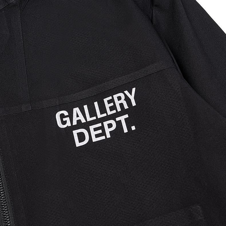 American High Street Gallery Dept Basic Letter Logo Printed Hooded Windbreaker Zipper Jacket Couple Trend - FATAONAmerican High Street Gallery Dept Basic Letter Logo Printed Hooded Windbreaker Zipper Jacket Couple TrendMode HommeFATAON