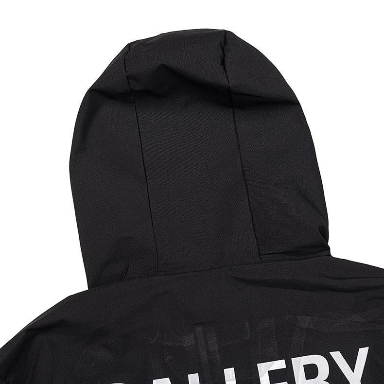 American High Street Gallery Dept Basic Letter Logo Printed Hooded Windbreaker Zipper Jacket Couple Trend - FATAONAmerican High Street Gallery Dept Basic Letter Logo Printed Hooded Windbreaker Zipper Jacket Couple TrendMode HommeFATAON