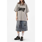American Style High Street Fashionable Brand Summer Denim Shorts Men's Graffiti Jane Youth High Street Fashionable Fashionable Cropped Jeans - FATAONAmerican Style High Street Fashionable Brand Summer Denim Shorts Men's Graffiti Jane Youth High Street Fashionable Fashionable Cropped JeansMode HommeFATAON