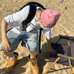 American Style Trendy Brand Thin Wide Leg Loose Loose Cropped Shorts Men's High Street Ripped Knee Washed Jeans - FATAONAmerican Style Trendy Brand Thin Wide Leg Loose Loose Cropped Shorts Men's High Street Ripped Knee Washed JeansMode HommeFATAON