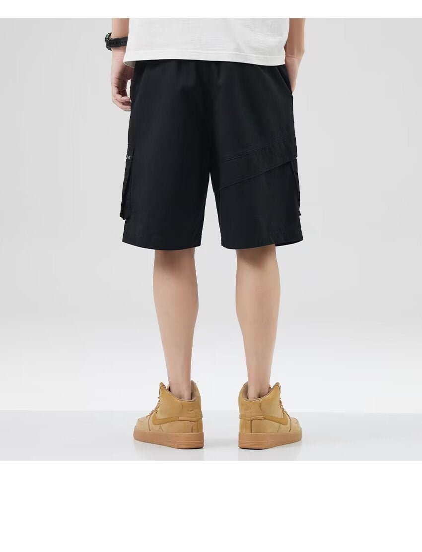 American-Style Zipper Pocket Cargo Shorts New High Street Casual Sports Pants Student Loose Five-Point Shorts Men's Large Size - FATAONAmerican-Style Zipper Pocket Cargo Shorts New High Street Casual Sports Pants Student Loose Five-Point Shorts Men's Large SizeMode HommeFATAON